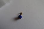 Gouden hanger lapis- lazuli., Nieuw, Ophalen of Verzenden, Met edelsteen, Goud