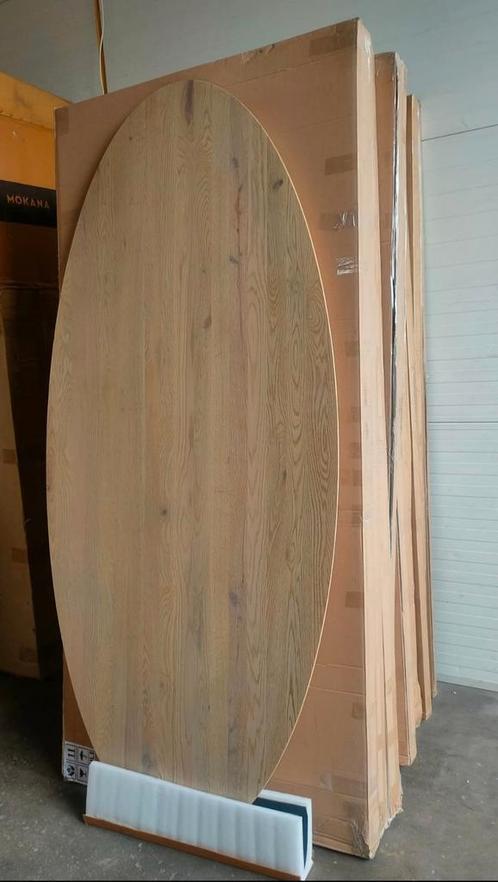 ⚠️️LET OP️⚠️Nieuw Partij Eettafels Eikenhout Mangohout, Huis en Inrichting, Tafels | Eettafels, Zo goed als nieuw, Vijf personen of meer