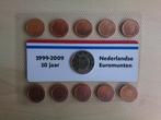 euroset 1999-2009 10 jaar Nederlandse euromunten, Ophalen of Verzenden, Overige landen, Overige waardes, Setje