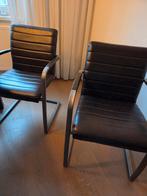 6 eetkamerstoelen, Ophalen, Gebruikt, Overige kleuren, Leer