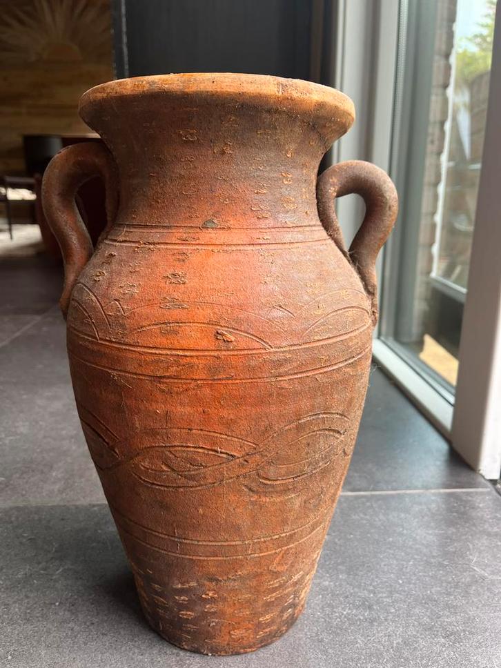 Antieke grote terracotta vaas , kruik , amfora, Antiek en Kunst, Antiek | Keramiek en Aardewerk, Ophalen