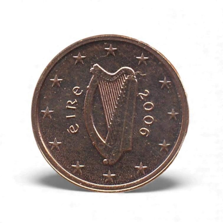 Ierland 1 eurocent 2006, Ophalen of Verzenden, Ierland, 1 cent, Losse munt