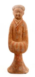 Chinees Antiek Han-dynastie Beeld terracotta, Ophalen of Verzenden, Gebruikt, Mens