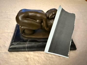 Erotisch bronzen beeld van B. Zach beschikbaar voor biedingen