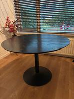 Moderne ronde eettafel (110 cm) Woonexpress, Huis en Inrichting, Tafels | Eettafels, Ophalen, Gebruikt, Rond, Vier personen