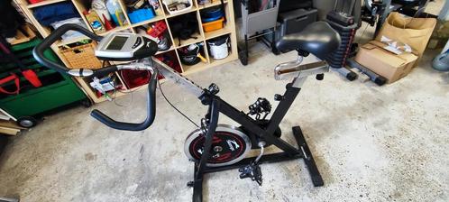 Slazenger Spinningbike - Goed lopend, display defect, Sport en Fitness, Fitnessapparatuur, Gebruikt, Spinningfiets, Benen, Buik