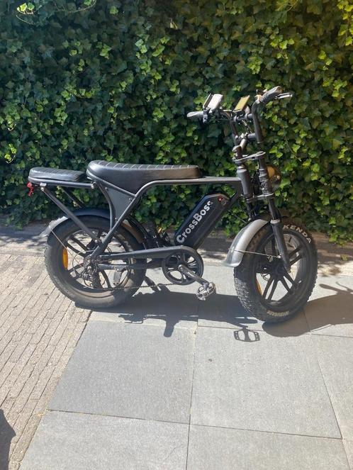 Fatbike - CrossBoss V8 3.0 Black Special Edition, Fietsen en Brommers, Elektrische fietsen, Gebruikt, Overige merken, 50 km per accu of meer