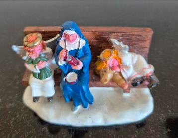Lemax figuur Heavely Hot Cocoa Break Zeldzaam kerst Retired beschikbaar voor biedingen