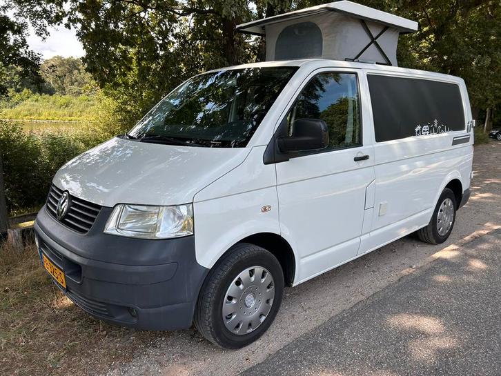 VW T5 1.9 TDI Camperkenteken - 2 persoons 2008, Caravans en Kamperen, Campers, Particulier, tot en met 2, Buscamper of Camperbus