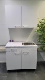 NIEUWE A-Merk Keuken 100 cm PANTRY / INNOVARE Keukens, Wit, Nieuw, Enkelwandige keuken, Kunststof