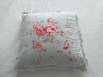 GreenGate quilted cushion cover Filippa pale blue nu 29 euro, Blauw, Gebruikt, Ophalen of Verzenden, Vierkant