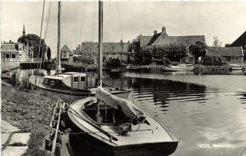 Heeg, Haventje - boten - 196? gelopen, Verzamelen, Ansichtkaarten | Nederland, Gelopen, Overijssel, 1920 tot 1940, Verzenden