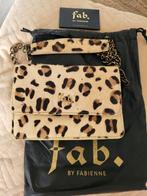 Fabienne Chapot tas panterprint met hengsel in nette staat!, Sieraden, Tassen en Uiterlijk, Ophalen of Verzenden