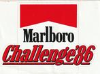 Sticker auto sport Marlboro Challenge 1986, Verzenden, Zo goed als nieuw, Overige typen