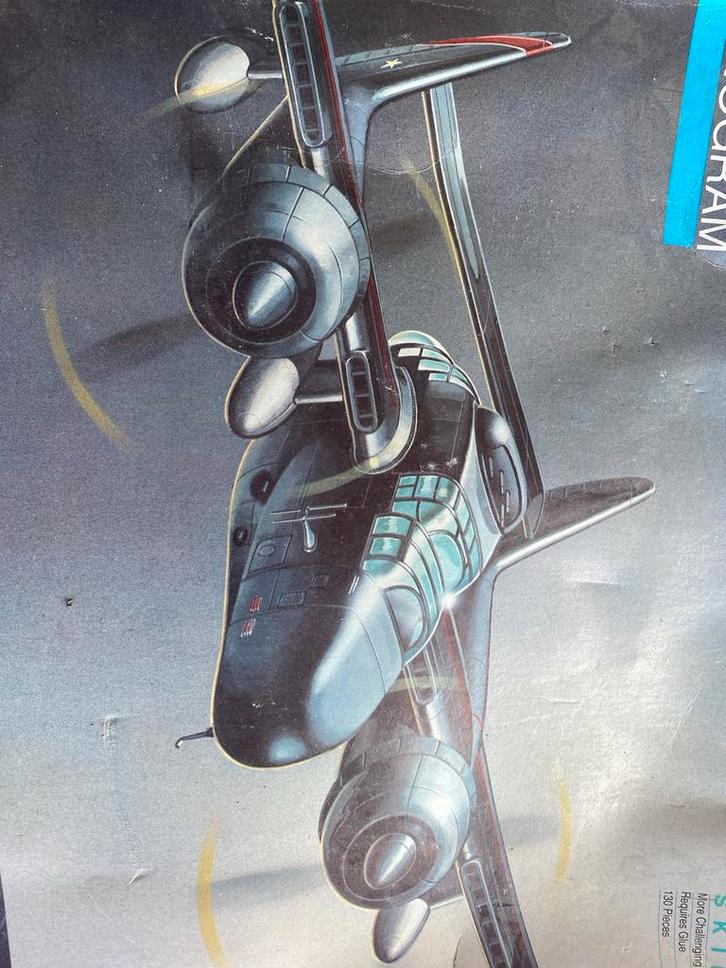 Monogram P-61 Black Widow modelbouwdoos, Hobby en Vrije tijd, Modelbouw | Vliegtuigen en Helikopters, Zo goed als nieuw, Ophalen of Verzenden