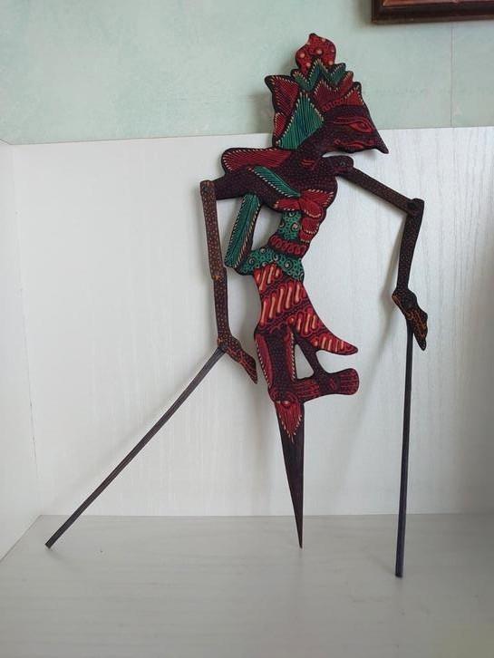Balinese/ Javaanse Wajang Klitik/ houtsnijwerk/ jaren '60, Antiek en Kunst, Kunst | Niet-Westerse kunst, Ophalen of Verzenden