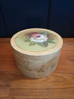 Antieke fraai beschilderde hoedendoos, Verzenden