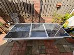 Uitschuifbare tuintafel, Tuin en Terras, Tuintafels, Ophalen, Gebruikt, Rechthoekig, Aluminium