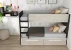 Jules stapelbed met twee lades - 90x200 - Antraciet