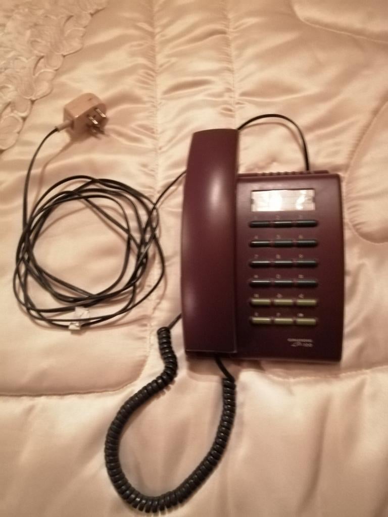 Paarse telefoon, Telecommunicatie, Vaste telefoons | Niet Draadloos, Ophalen of Verzenden