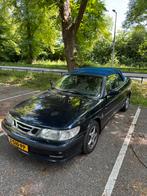 !OPEN VOOR BIEDINGEN! Saab 9-3 2.0t 113KW 2002 Blauw, Voorwielaandrijving, 74 €/maand, 4 cilinders, Cabriolet