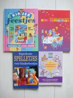 vier boeken met ideeën voor kinderfeestjes, Ophalen of Verzenden, Gelezen, Non-fictie