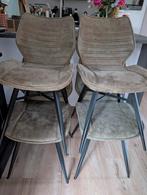 Vier eetkamerstoelen van Pronto wonen olijfgroen, Ophalen, Zo goed als nieuw, Overige kleuren, Vier