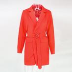 Rode v-hals jurk / zomer jurkje met riem dames vrouwen, Verzenden, Nieuw, Rood, Boven de knie