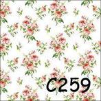 Servetten decoupage/bullet journal – roosjes C259, Verzenden, Nieuw, Materiaal