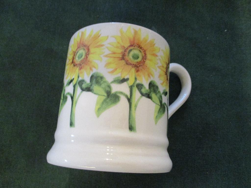 Emma Bridgewater mug/ mok  sunflowers / zonnebloemen, Ophalen of Verzenden, Zo goed als nieuw, Overige stijlen, Kop(pen) en/of Schotel(s)