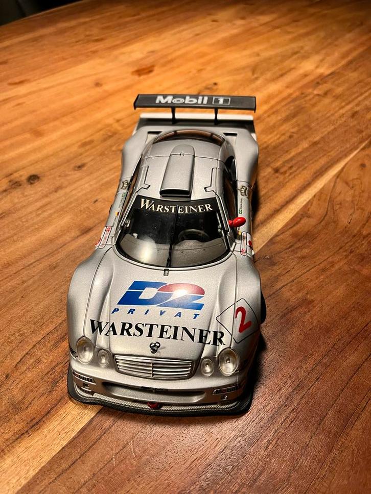 Mercedes-Benz CLK-GTR Warsteiner 1:18, Hobby en Vrije tijd, Modelauto's | 1:18, Zo goed als nieuw, Auto, Overige merken, Ophalen