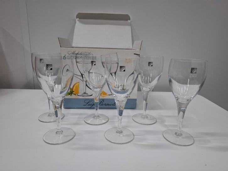 Linea Michelangelo Kristallen Wijnglazen - 6 Stuks Nieuw, Antiek en Kunst, Antiek | Glas en Kristal, Ophalen of Verzenden