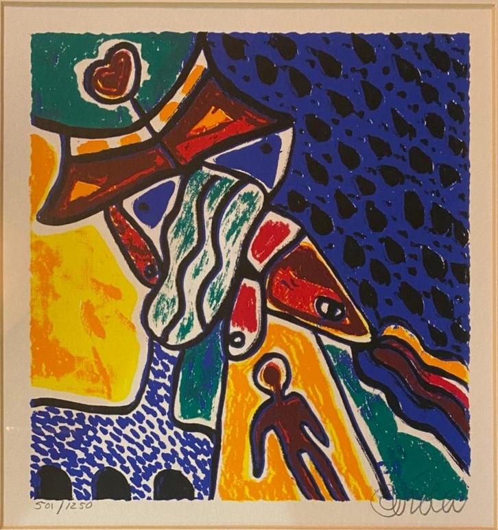 Zeefdruk Viola Holt en Silvia Kristel, Huis en Inrichting, Woonaccessoires | Schilderijen, Tekeningen en Foto's, Zo goed als nieuw