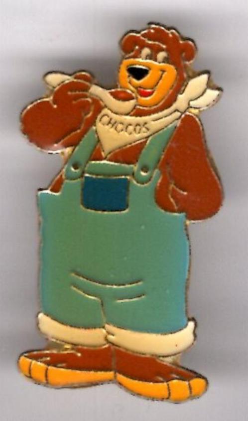 1990 Kellogg's choco beer koper PIN ( BLAD5_579 ), Verzamelen, Speldjes, Pins en Buttons, Nieuw, Speldje of Pin, Figuurtje, Verzenden