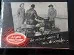 Folder Jawa de motor waar U van droomde, Motoren, Verzenden, Overige merken