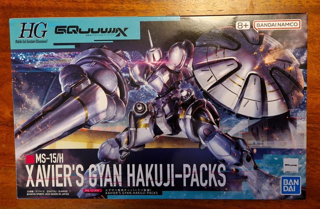 Bandai HG Gundam MS-15/H Xavier's Gyan Hakuji-Packs, 1:144., Ophalen of Verzenden, Nieuw, 1:50 of kleiner