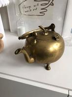 Antique Asian Teapot Solıd tick Brass. 18/19 Th Century, Ophalen of Verzenden