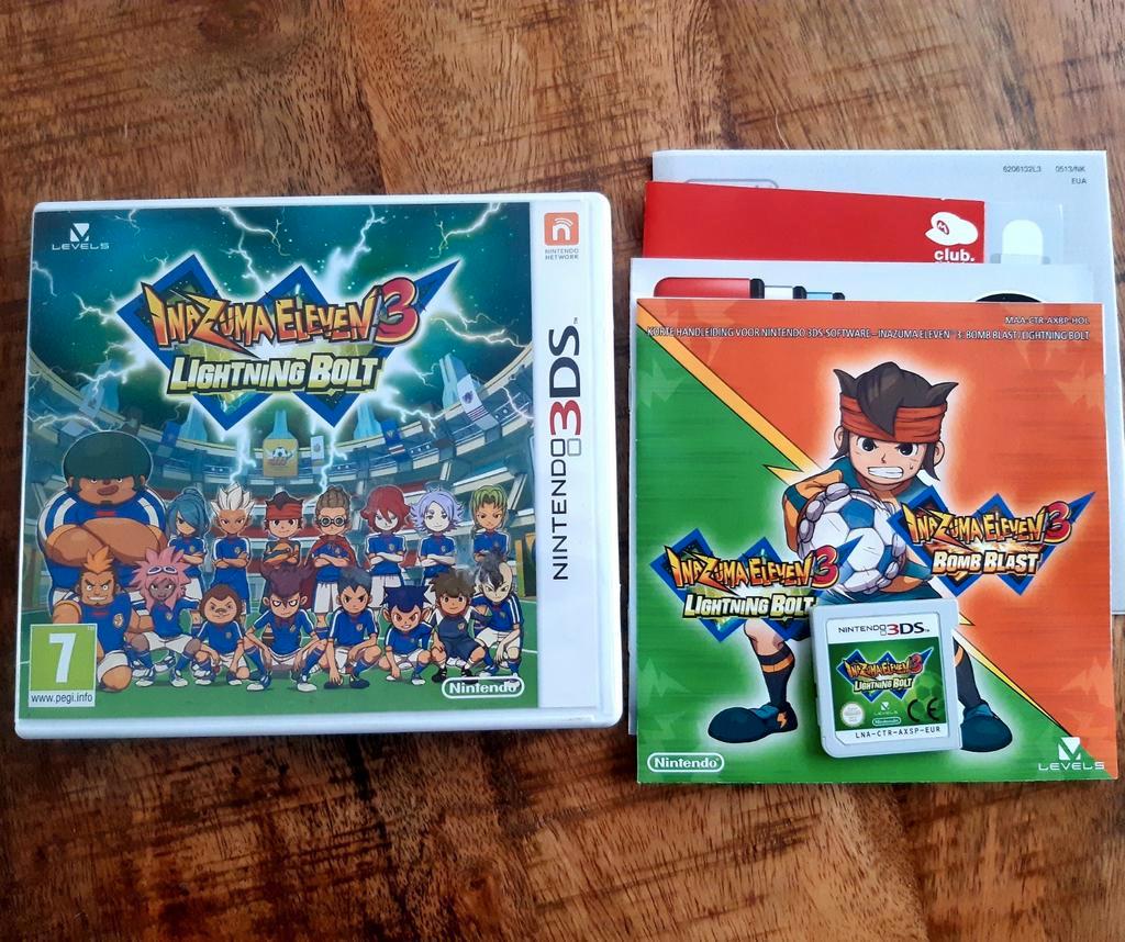 ≥ Inazuma Eleven Lightning Bolt 3DS — Games Nintendo 2DS en