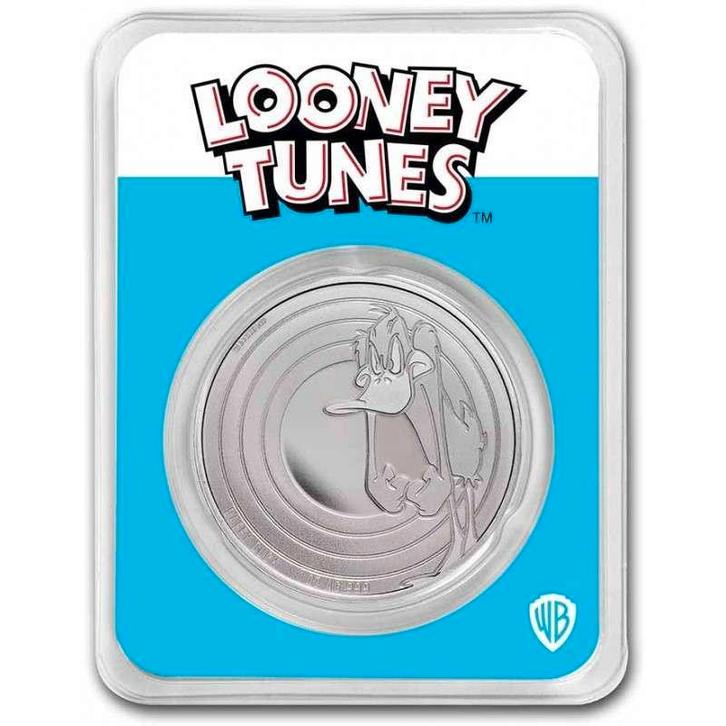 Daffy duck Samoa 1 ounce Looney Tunes 2022, Postzegels en Munten, Edelmetalen en Baren, Zilver, Ophalen of Verzenden