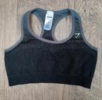 GYMSHARK sport fitness top, mt M, zwart/grijs, vaste prijs!, Zwart, Ophalen of Verzenden, Maat 36 (S), Fitness of Aerobics