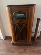 Radio meubel art deco stijl, Ophalen, Gebruikt
