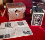 Vintage Zeiss Ikon Box-Tengor Camera met Tas, Audio, Tv en Foto, Fotocamera's Analoog, Ophalen of Verzenden, Gebruikt, Compact