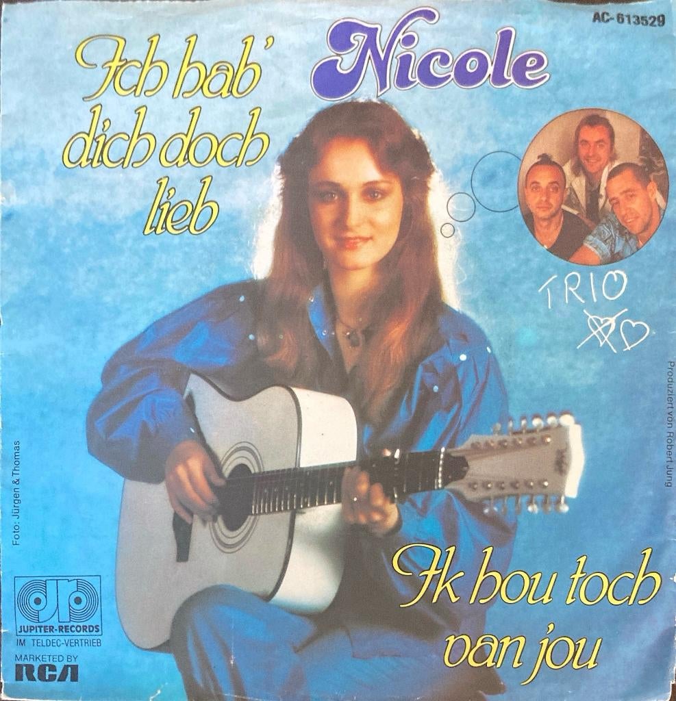 Nicole, Ik hou toch van jou, Gebruikt, 7 inch, Single, Ophalen of Verzenden