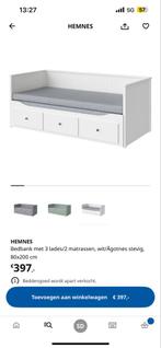 Ikea Hemnes Uitschuifbaar Bed VANDAAG WEG GRATIS!, Huis en Inrichting, Slaapkamer | Bedden, Ophalen, Verstelbaar, Eenpersoons