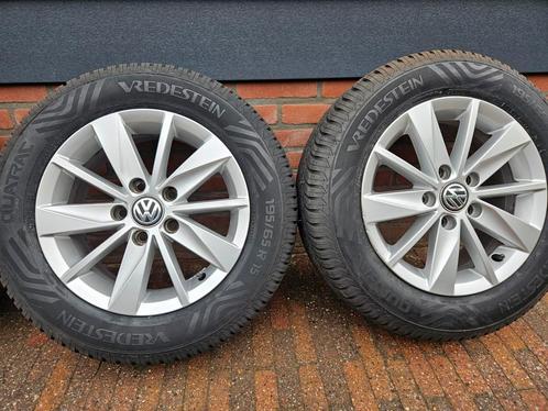 Set Nieuwe allweather banden met originele velgen VW Golf 7, Auto-onderdelen, Banden en Velgen, Band(en), All Season, 15 inch