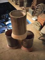 Schoorsteen poten, Afvoer, Ophalen of Verzenden, Zo goed als nieuw, Rvs