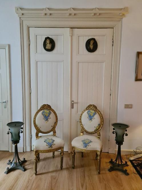 Franse stoeltjes/Art deco & Plaquette, Antiek en Kunst, Curiosa en Brocante, Ophalen