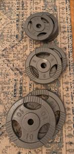 Set Halterschijven / Gewichten, Sport en Fitness, Ophalen, Gebruikt, Armen, Halterschijven