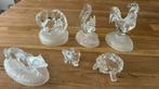 Serie kristallen beeldjes, oa van Nachtmann, Antiek en Kunst, Ophalen