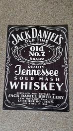 Jack Daniel's Vintage Metalen Bord – Decoratief & Stoer!, Verzamelen, Ophalen, Zo goed als nieuw, Reclamebord